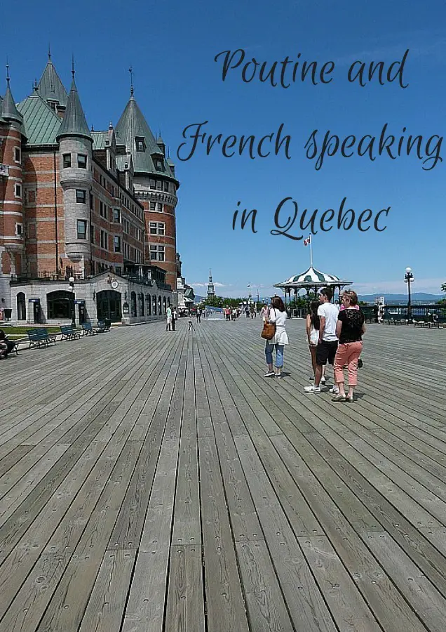 Poutine and French speaking in Quebec