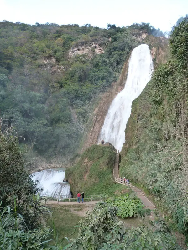 El Chiflon Waterfall in Chiapas State, Mexico