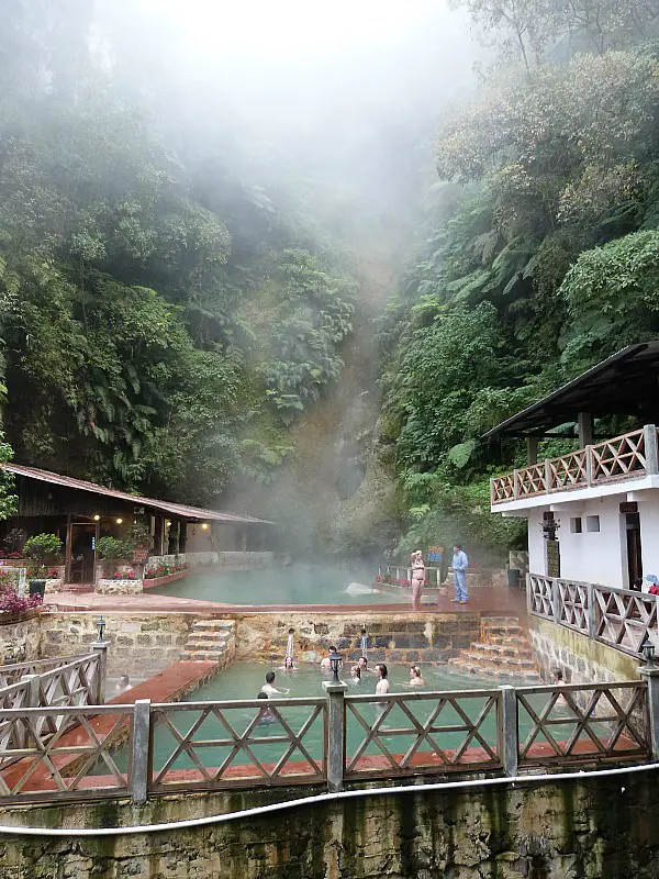 Fuentes Georginas Hot Springs in Guatemala