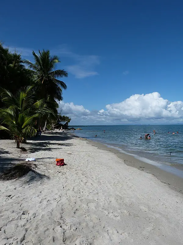 Beach in Livingston, Guatemala