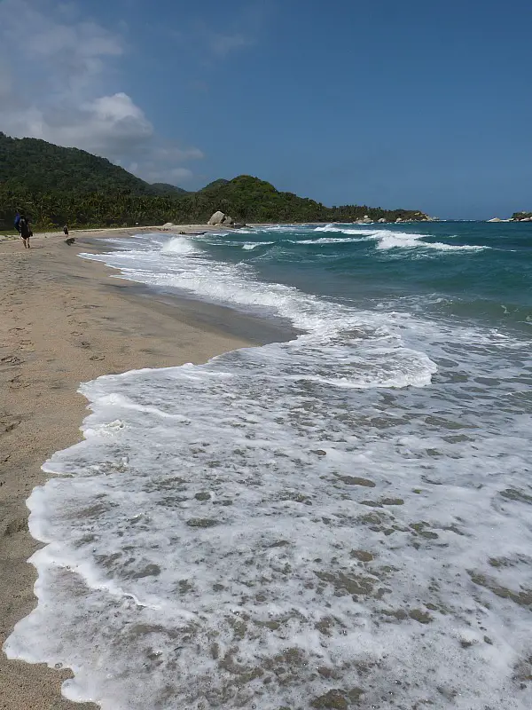 Stunning beach in Tayrona National Park, Colombia