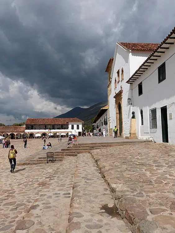 Main Square in Villa de Leyva, Colombia