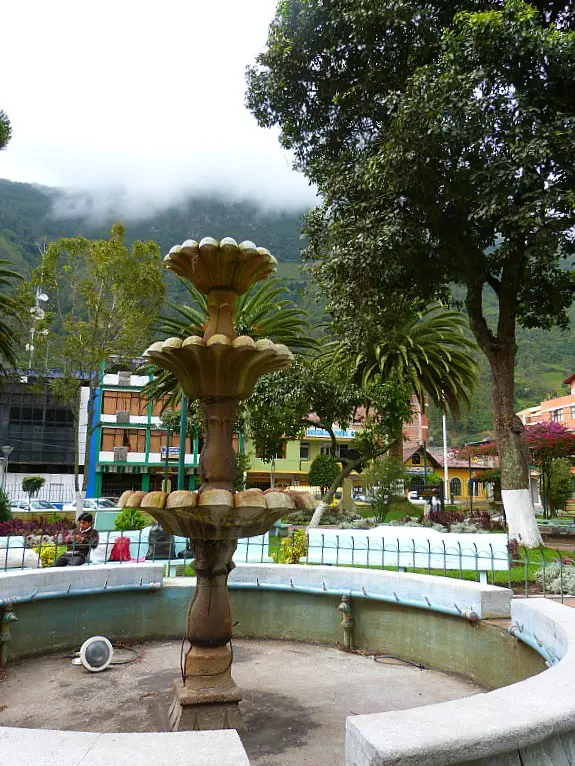Fountain in Banos, Ecuador