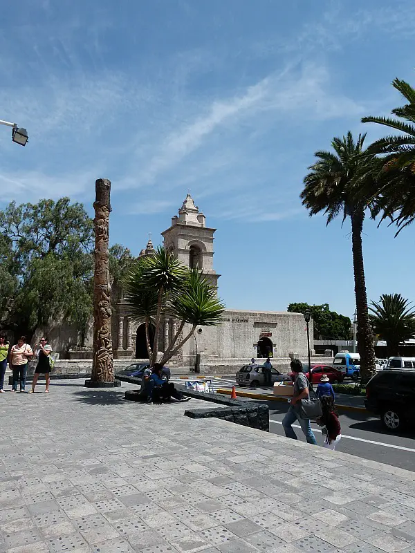 Plaza de Armas in Arequipa, Peru