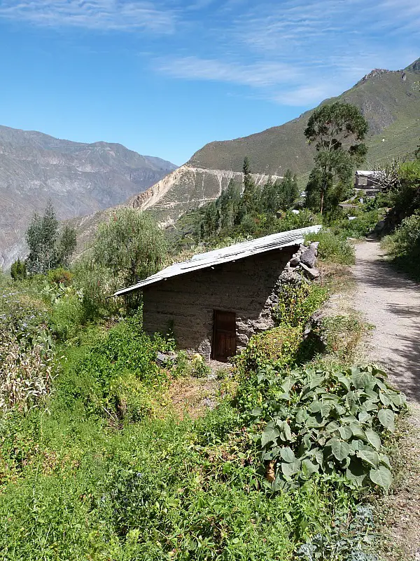 Small village in the Colca Canyon, Peru