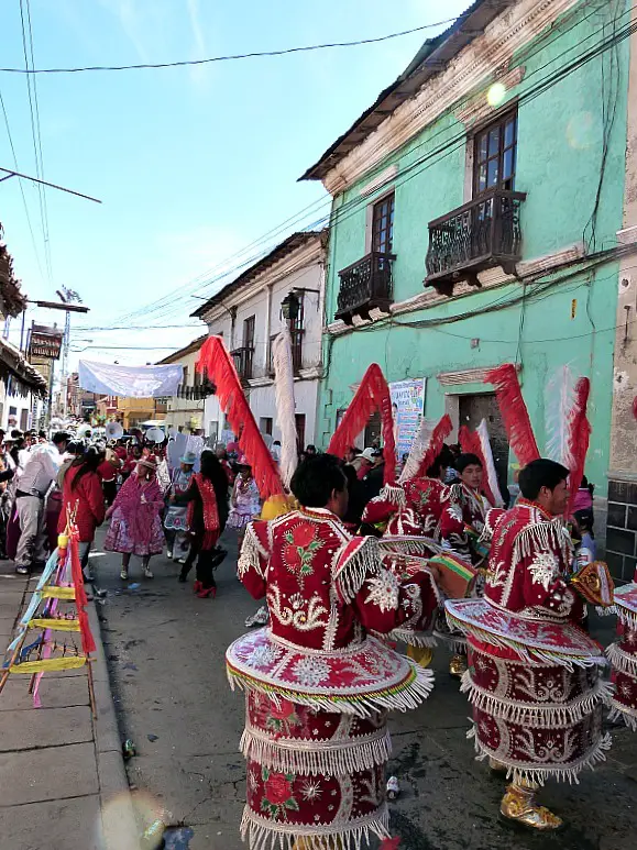 Parade in Potosi, Southern Bolivia