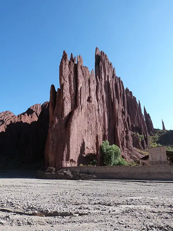 Red rock formations in Tupiza, Southern Bolivia
