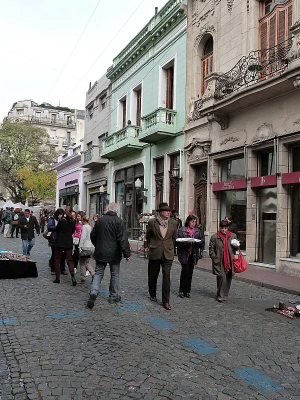 Street in San Telmo, Buenos Aires