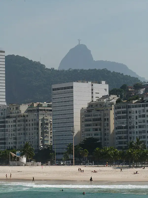Christ the Redeemer in the distance in Rio