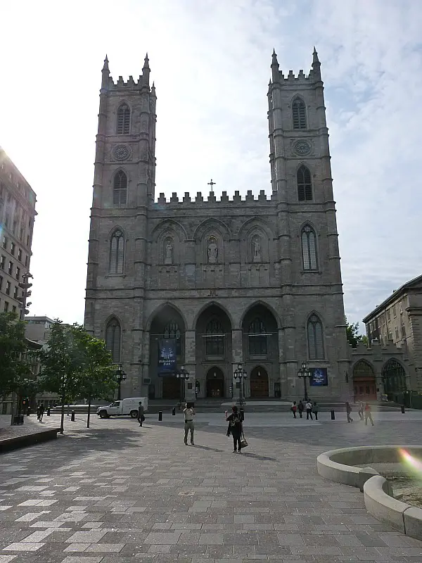 Church in Old Town Montreal, Quebec