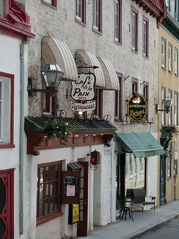 Buildings in Old Town Quebec City