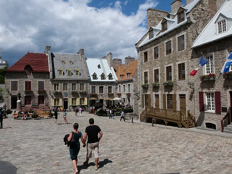 Square in Lower Old Town, Quebec City