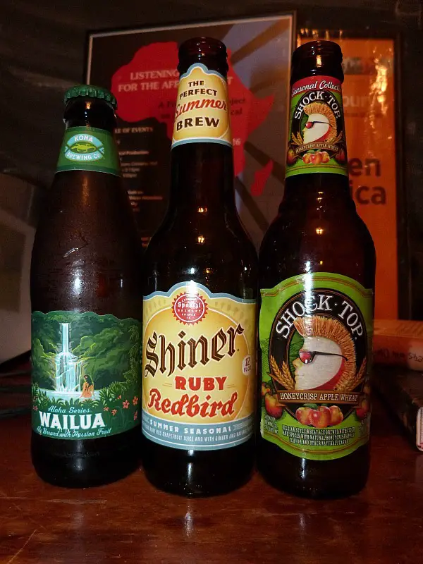 Selection of craft beers in Chicago