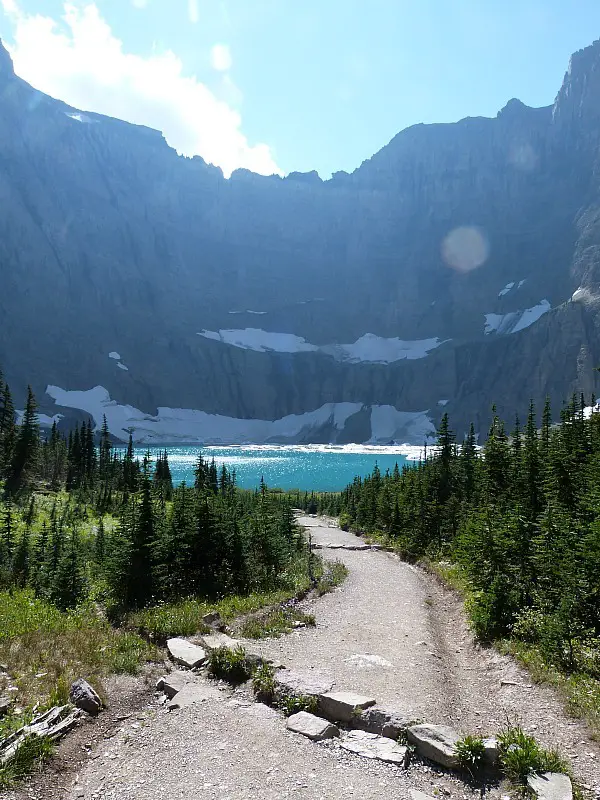 Iceberg Lake in Glacier National Park in Montana - a Rocky Mountain Road Trip must