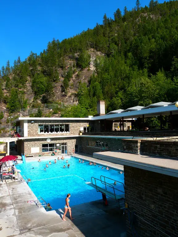 Radium Hot Springs in British Columbia - a Rocky Mountain Road Trip must