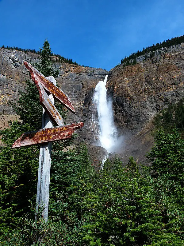 Takakkaw Falls in Yoho National Park, Canada - a Rocky Mountain Road Trip must