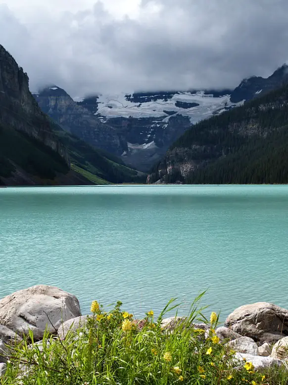 Lake Louise in Banff National Park, Canada - a Rocky Mountain Road Trip must