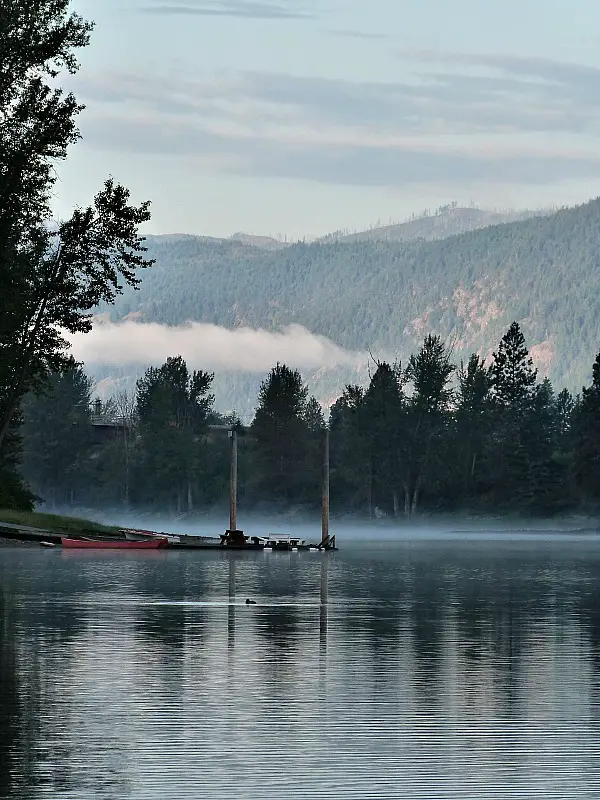 Shuswap Lake in British Columbia, Canada