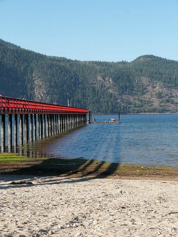 Chase Pier in the Shuswap Lake Region of British Columbia, Canada