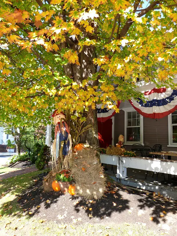 Concord Massachusetts in fall - one of the reasons to experience fall in north america
