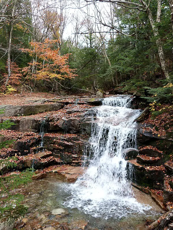 Lovely waterfalls and colorful leaves - one of the reasons to experience fall in North America
