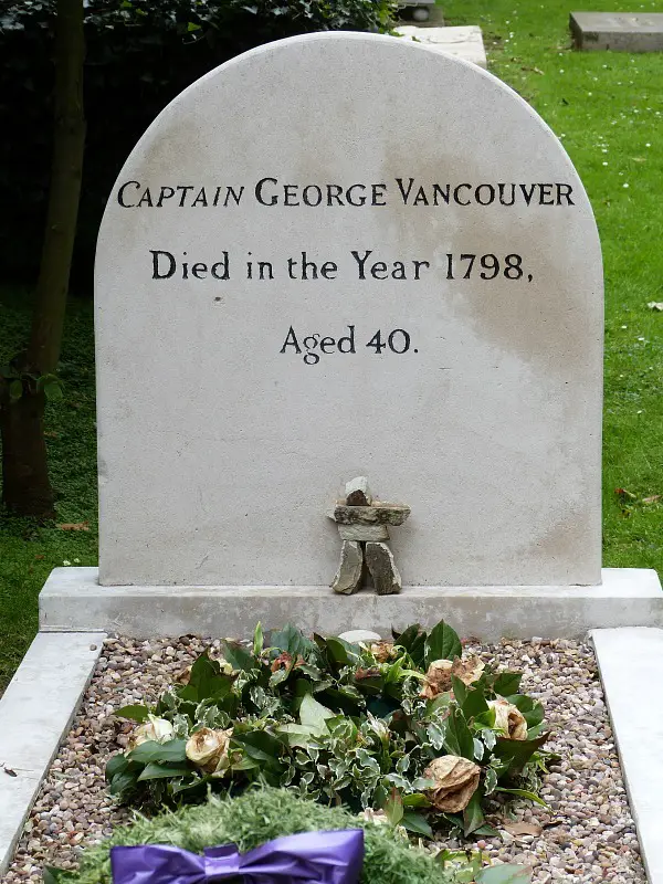 Captain George Vancouver's grave in Ham, Greater London