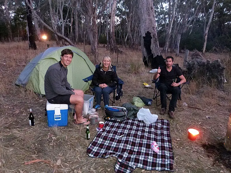 Camping in Grampians National Park, Victoria