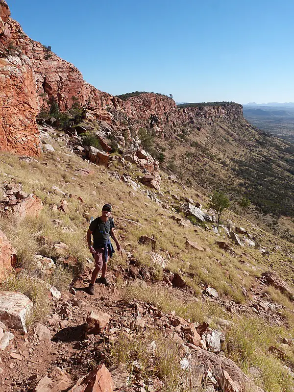 Hiking in the mountains is one of the best things to do in Alice Springs