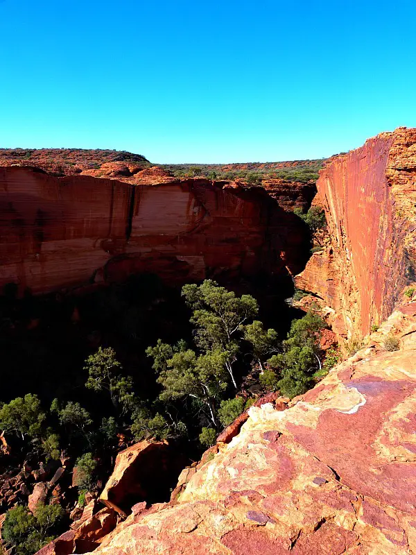 Kings Canyon in the Australian Outback was the first stop on day three of our Uluru 3 day tour