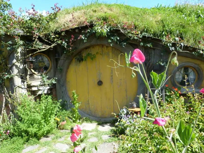 Hobbit hole of Samwise at Hobbiton