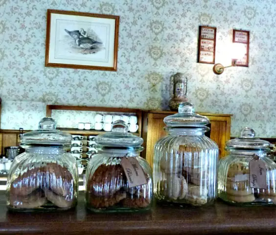 Cookies at an old-fashioned restaurant at Sovereign Hill