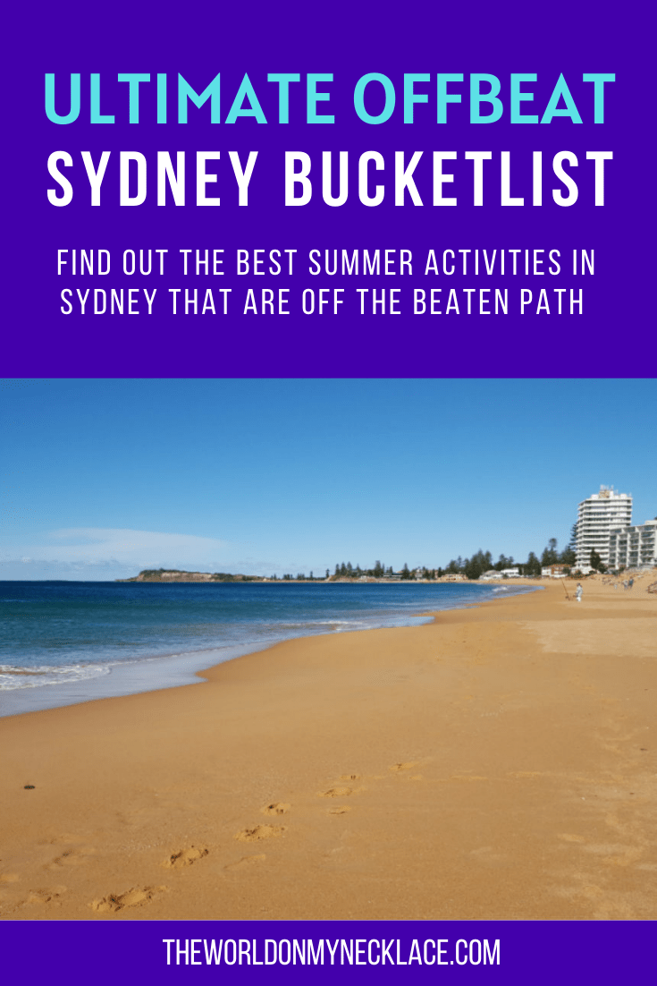Ultimate Offbeat Summer in Sydney Bucketlist