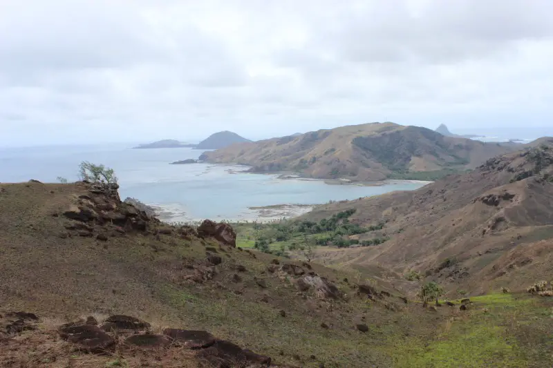 Amazing views while hiking on Nacula Island in the Yasawa Islands of Fiji