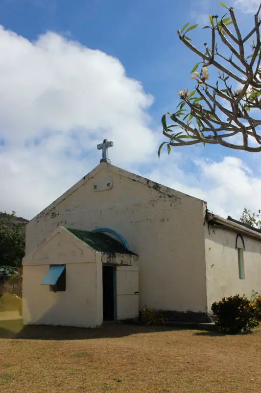Church in Nacula village in Fiji