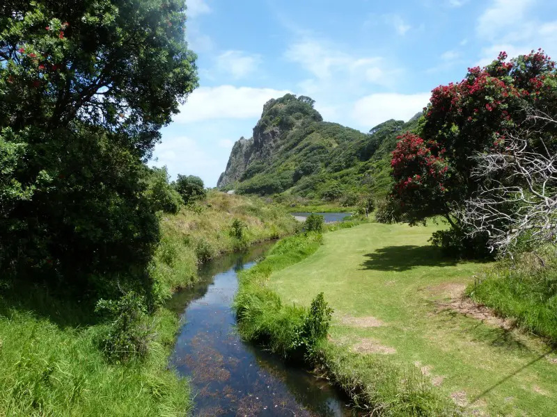 Beautiful Karekare on the Hillary Trail in New Zealand