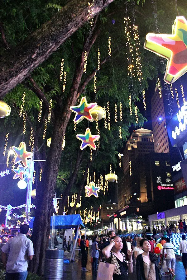 Christmas decorations in Singapore