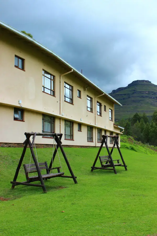 The Sani Pass Hotel near the border to Lesotho