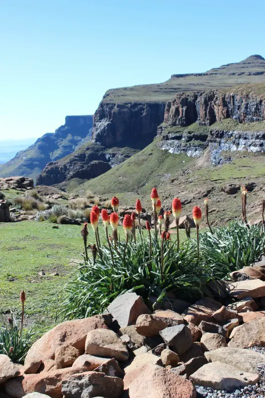 Hiking around Sani Top in Lesotho