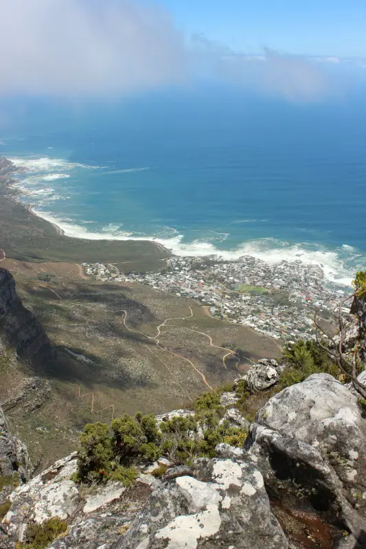 View from the top of Table Mountain in Cape Town