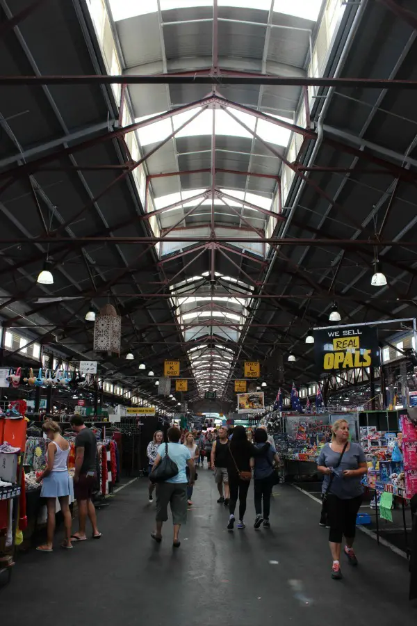 The historic Queen Vic Market in Melbourne Australia