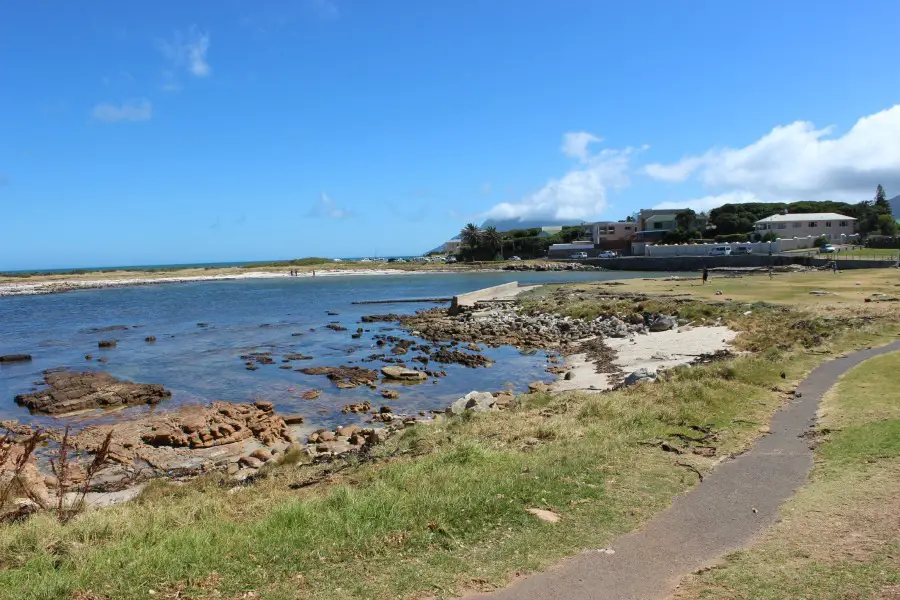 Kommetijie coastal path in South Africa