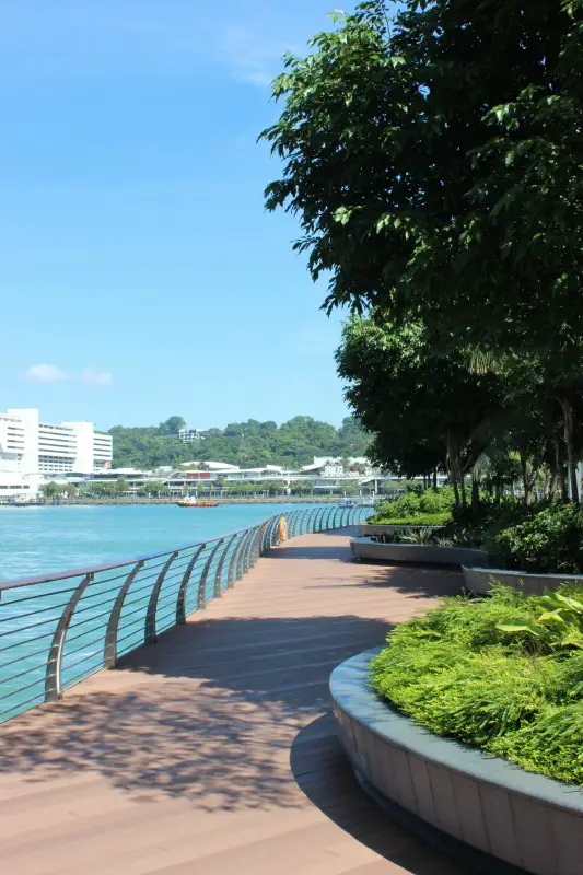Sentosa Island Boardwalk in Singapore