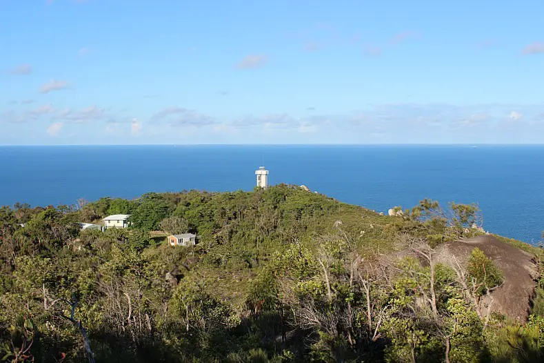 View over Fitzroy Island Lighthouse