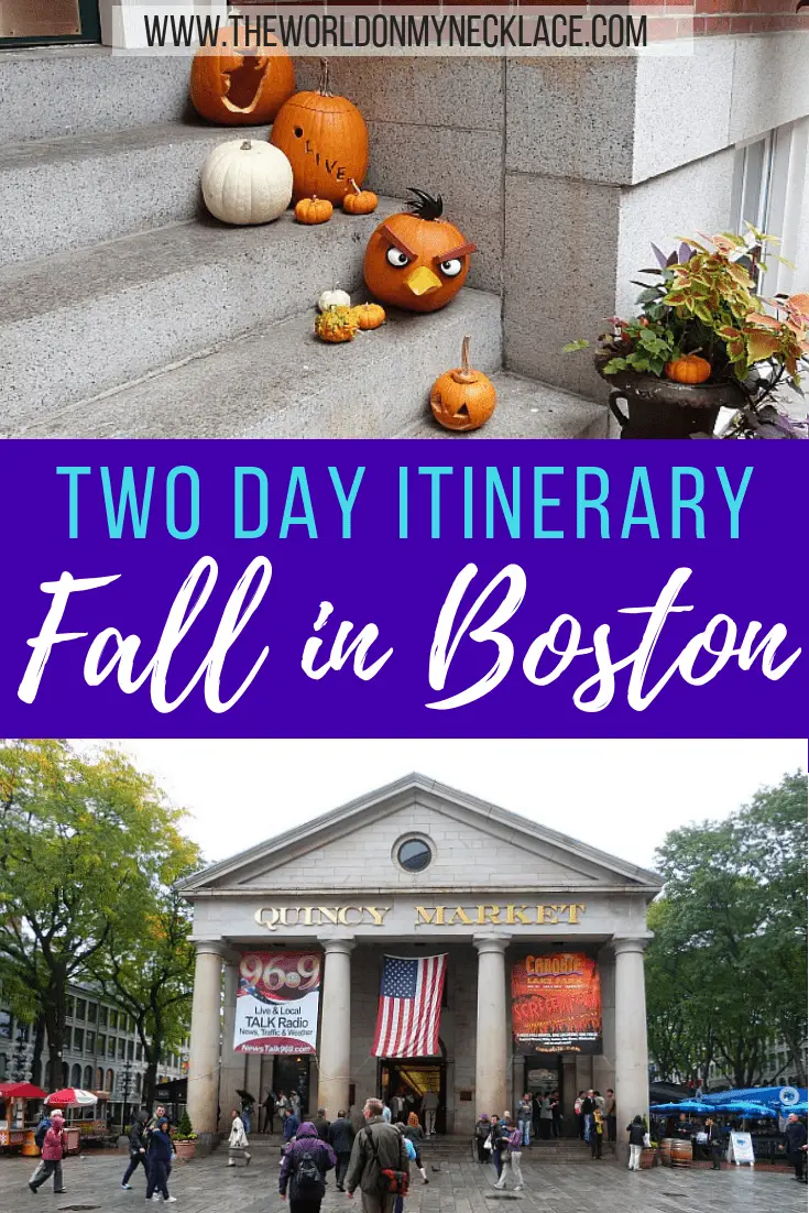 2 Days in Boston in Fall
