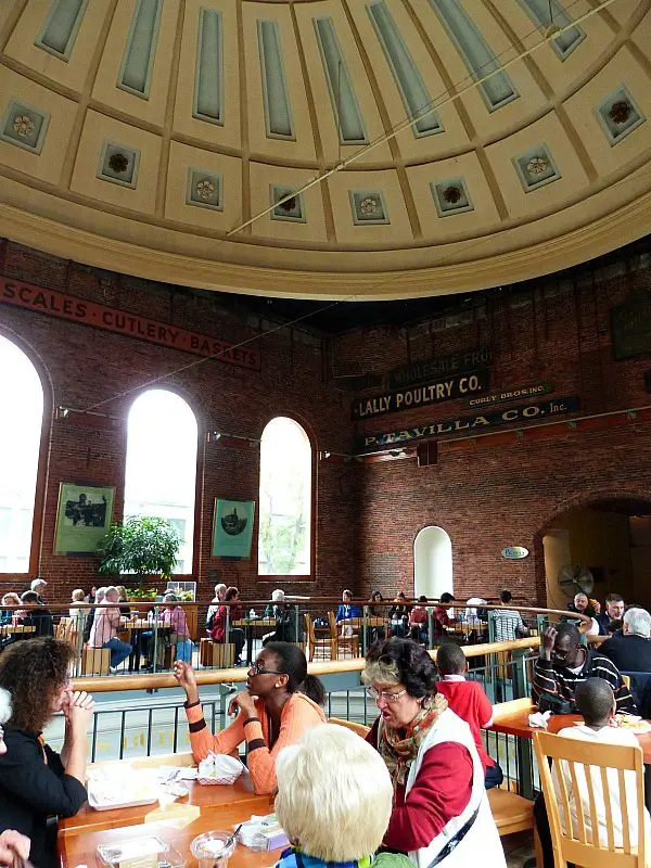 Visiting Quincy Market for lunch should be part of any good Boston Itinerary