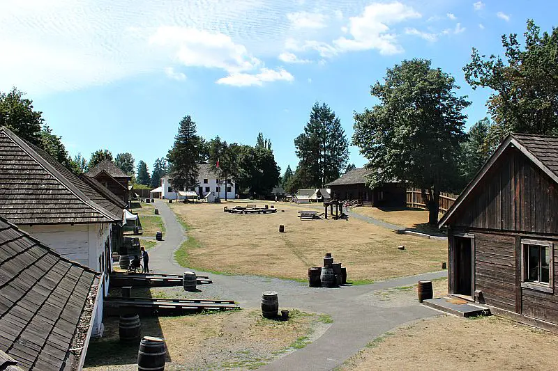 Visiting the Fort Langley National Historic Site in British Columbia, Canada during month two of digital nomad life