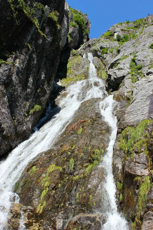 Cataract Cove Waterfall in Kenai Fjords National Park