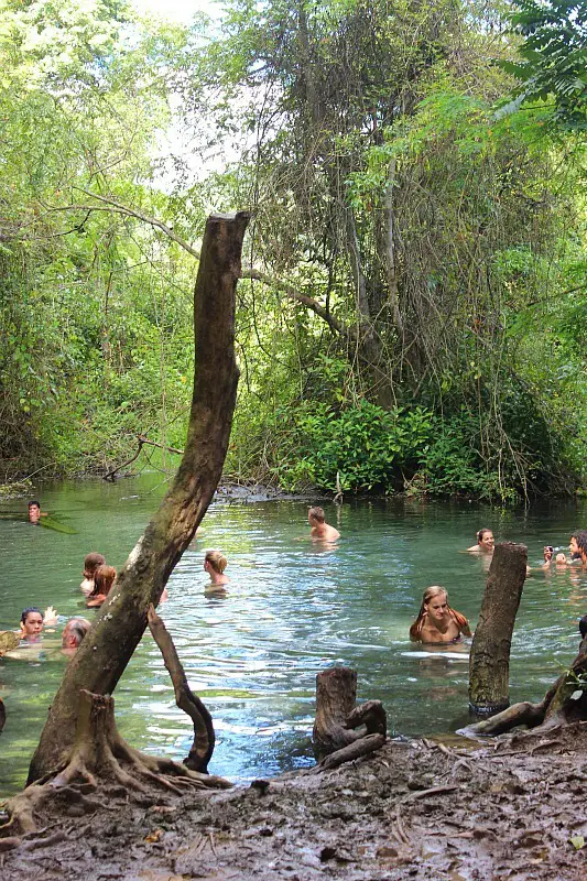 Natural hot springs in Pai