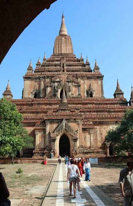 Visiting Sulamani Pahto in Bagan during month six of digital nomad life