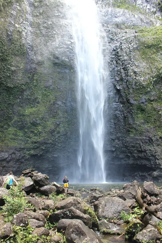 Hanakapiai Falls is one of the most beautiful Kauai Waterfalls